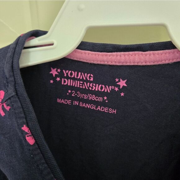 3/$10 Young Dimensions Long Sleeve T-shirt Size 2-3 Years - Picture 2 of 3